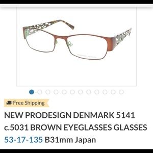 Prodesign Denmark Japan eyeglasses. Band new